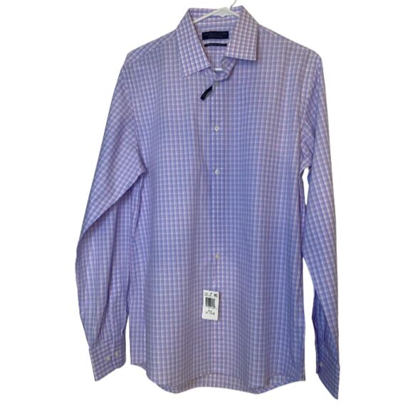 The Men's Store at Bloomingdale's Regular Fit Dress Shirt Lilac 15 1/2, 34-35 - Picture 1 of 12